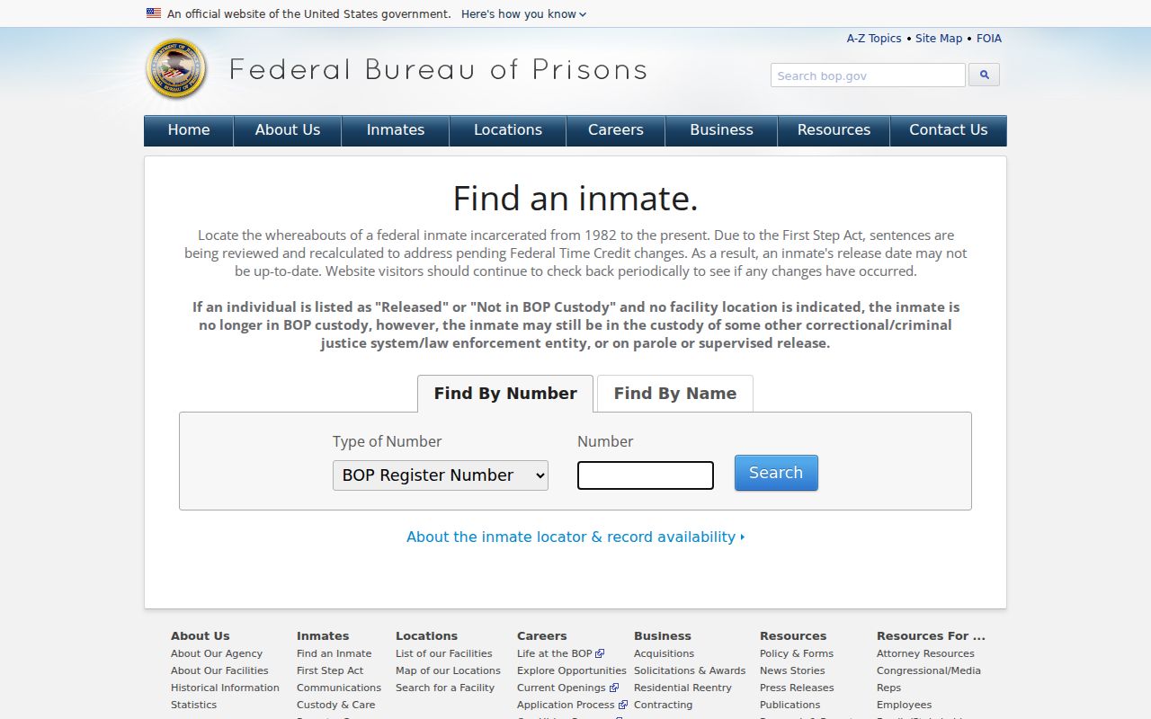 Maverick County arrest search federal inmate locator